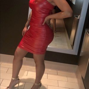 Fashion nova red dress